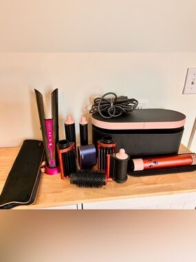 Dyson Hair Styling Set - Pink and Black Accents